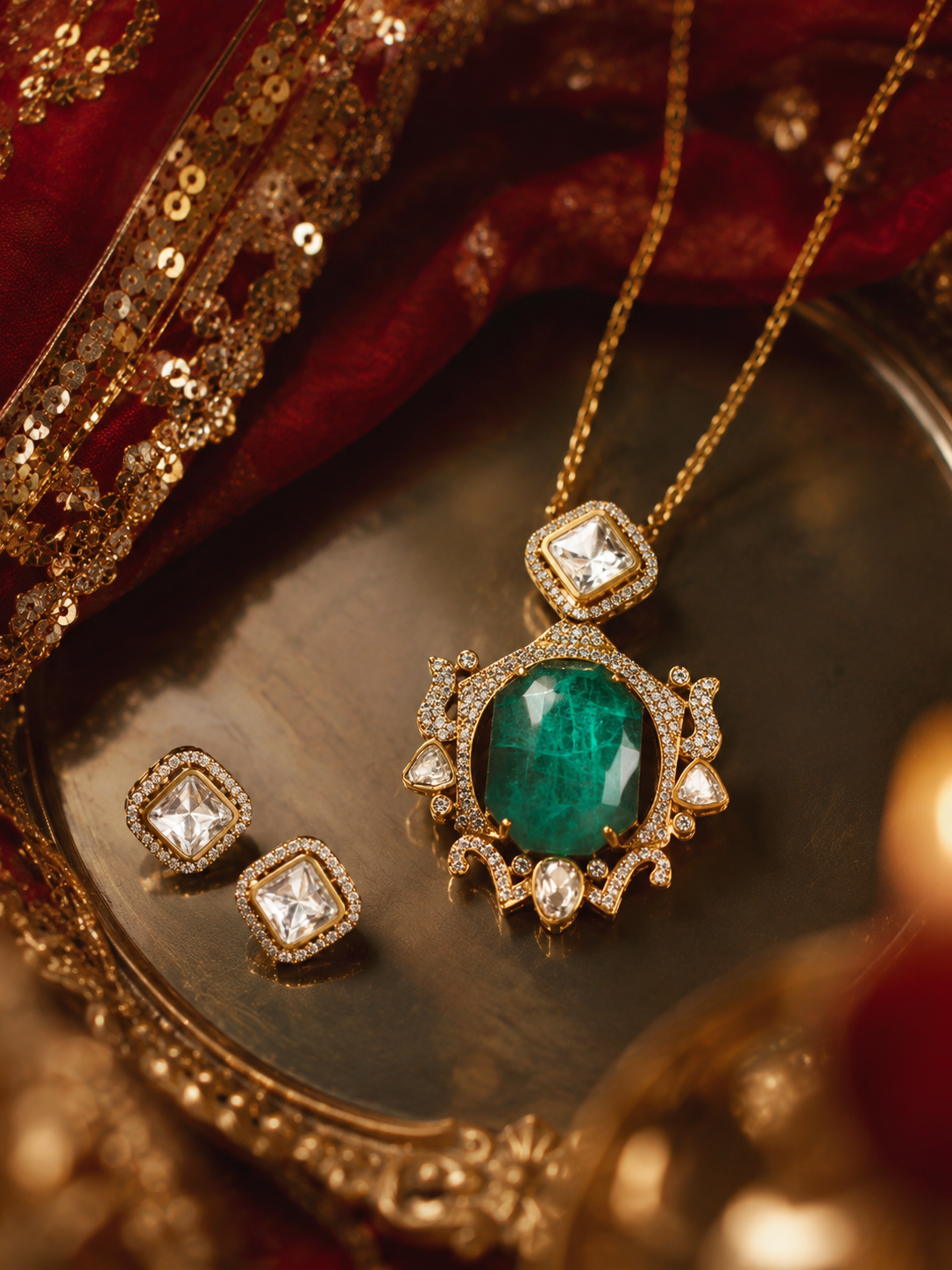 TRIPURA PENDANT SET
